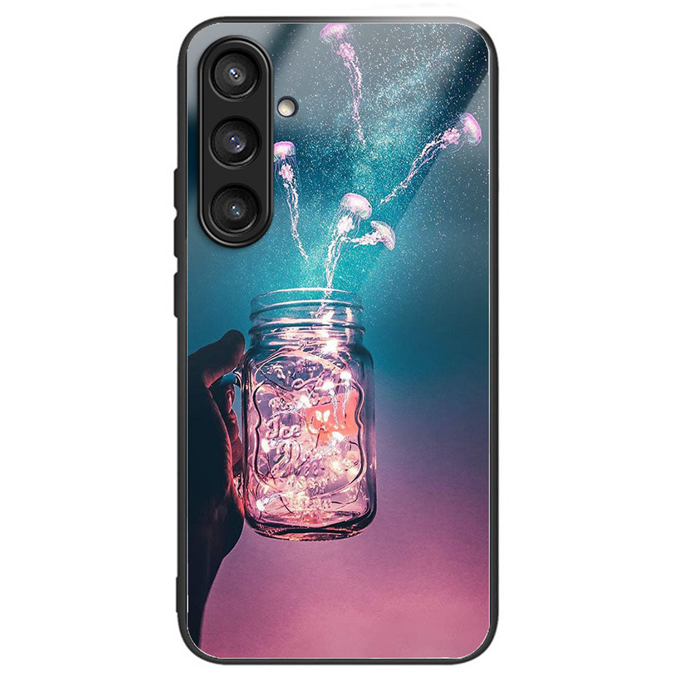For Samsung Galaxy S23 FE Protective Phone Case Tempered Glass Pattern Printing - Columns Crown For Samsung Galaxy S23 FE Protective Phone Case Tempered Glass Pattern Printing - Columns Crown